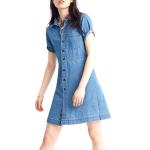 MADEWELL denim shirt dress